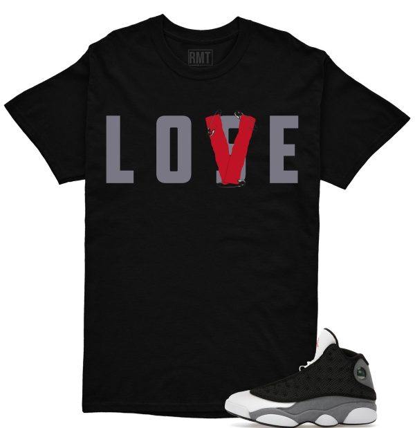 Jordan 13 Black Flint Matching Shirts, Love Lose Matching Black Flint 13s Jezsport.com