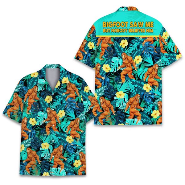 Tropical Bigfoot Hawaiian Shirt, Summer For Men and Women Jezsport.com