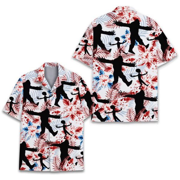 Bigfoot And Alien Hawaiian Shirt, Summer For Men and Women Jezsport.com