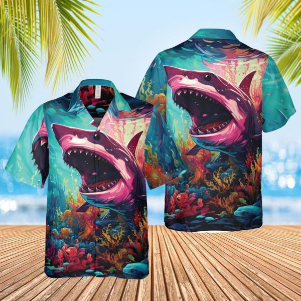 Shark Hawaiian Shirt, Summer For Men and Women Jezsport.com