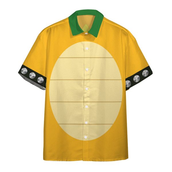 Bowser Super Mario Hawaii Shirt, Bowser Super Mario Cosplay Tropical Hawaiian Shirt, Summer For Men and Women Jezsport.com