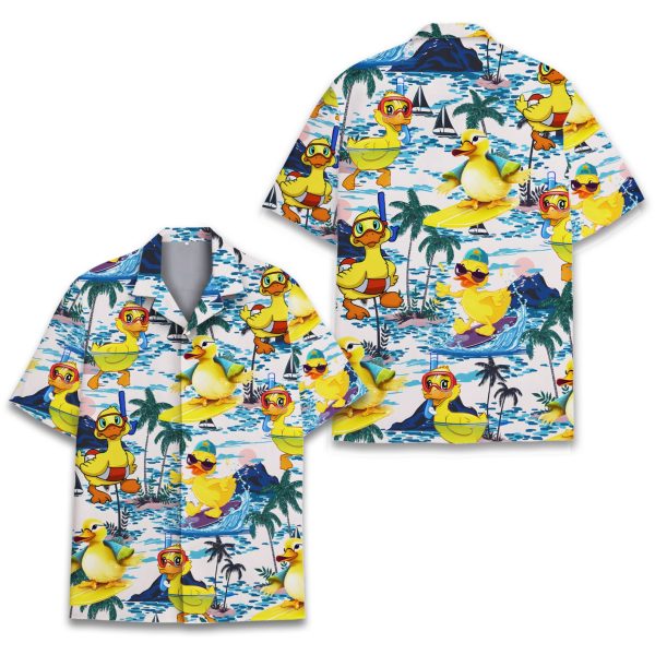 Tropical Duck Hawaiian Shirt, Summer For Men and Women Jezsport.com