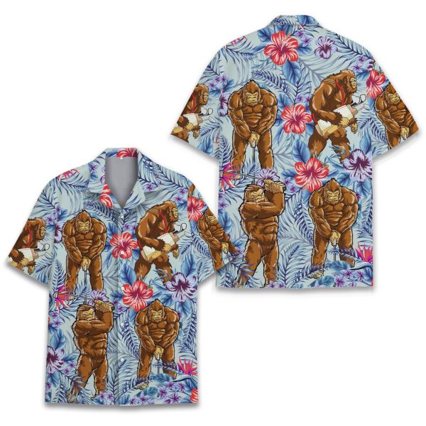 Bigfoot Golf Hawaiian Shirt, Summer For Men and Women Jezsport.com