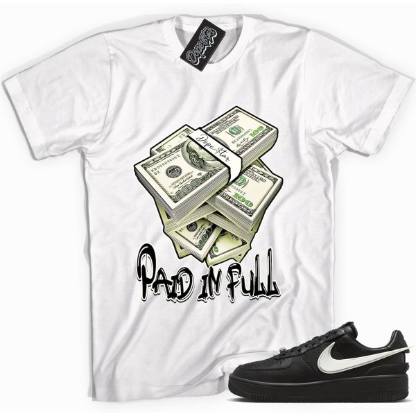 Force 1s Low SP Ambush Phantom Sneaker Shirt Made To Match Paid In Full Jezsport.com