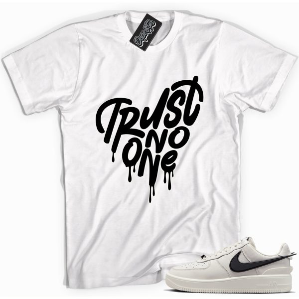 Force 1s Low SP Ambush Phantom Sneaker Shirt Made To Match Trust No One Jezsport.com