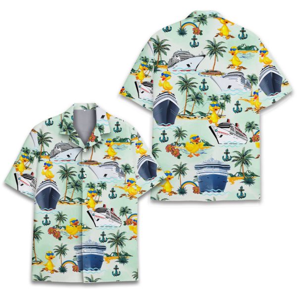 Tropical Duck Hawaiian Shirt, Aloha Summer Beach Animal Shirt, Summer For Men and Women Jezsport.com