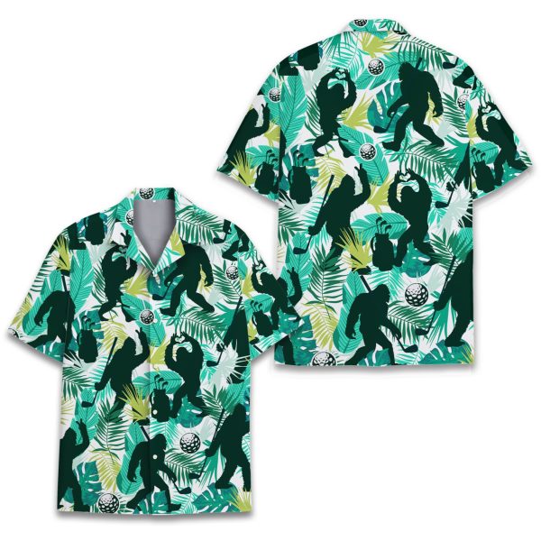 Bigfoot Golf Hawaiian Shirt, Summer For Men and Women Jezsport.com