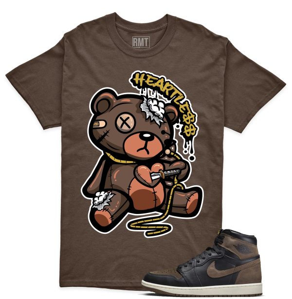 Jordan 1 Palomino Shirt, Heart Less Shirt Matching Jordan 1 Mid Palomino Jezsport.com