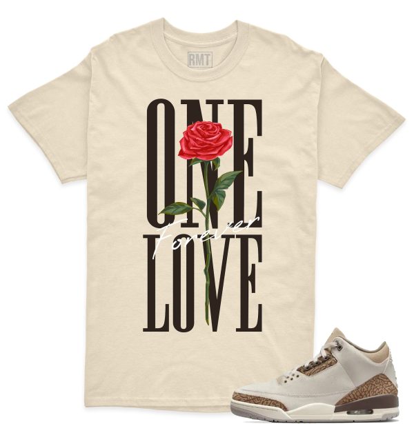 Palomino 3s Matching Shirts, One Love Shirt Matching Jordan 3 Palomino Jezsport.com