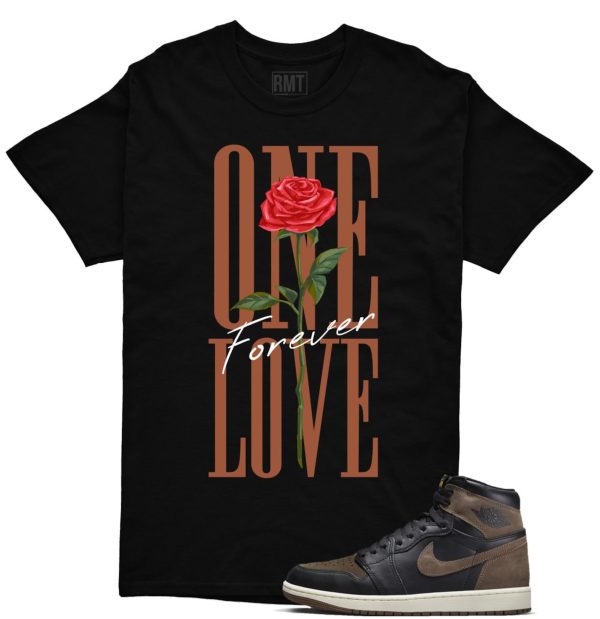 Jordan 1 Palomino Shirt, One Love Shirt Matching Jordan 1 Mid Palomino Jezsport.com