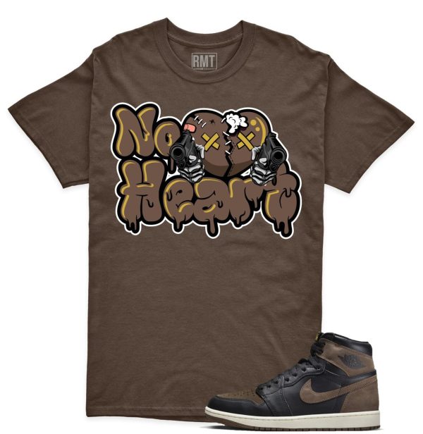 Jordan 1 Palomino Shirt, No Heart Shirt Matching Jordan 1 Mid Palomino Jezsport.com