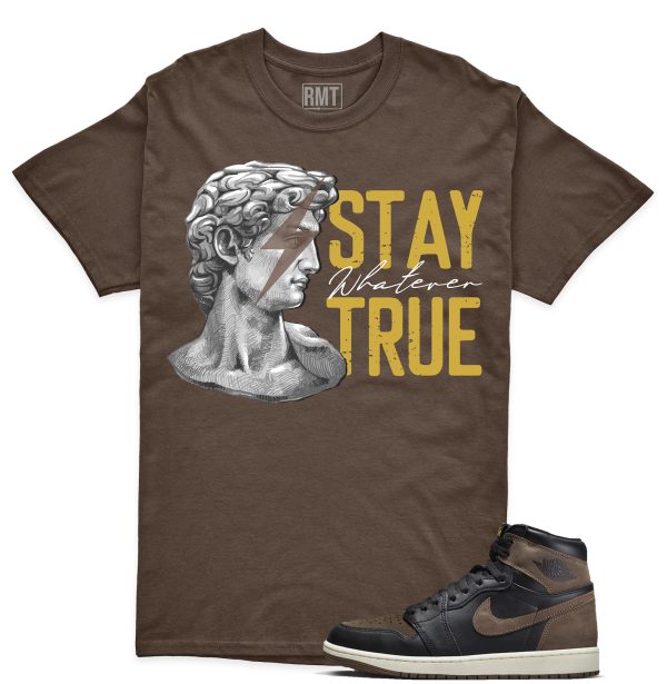 Jordan 1 Palomino Shirt, Stay True Shirt Matching Jordan 1 Mid Palomino Jezsport.com