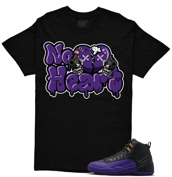 Field Purple 12s Matching shirts, No Heart Shirt Matching Jordan 12 Field Purple Jezsport.com