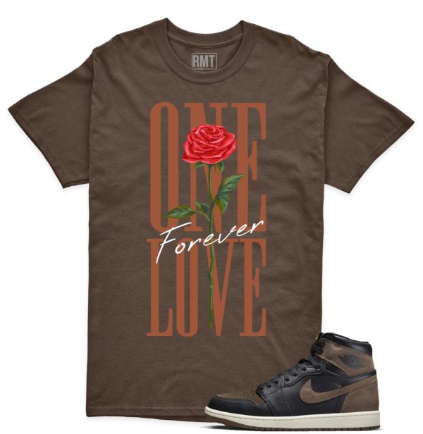 Jordan 1 Palomino Shirt, One Love Shirt Matching Jordan 1 Mid Palomino Jezsport.com