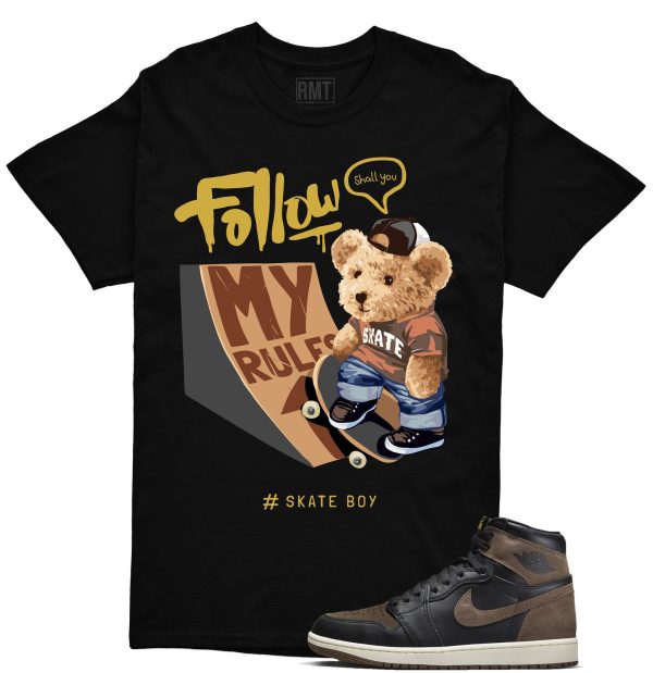 Jordan 1 Palomino Shirt, Skate Boy Shirt Matching Jordan 1 Mid Palomino Jezsport.com