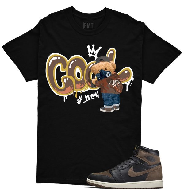 Jordan 1 Palomino Shirt, Cool Bear Shirt Matching Jordan 1 Mid Palomino Jezsport.com