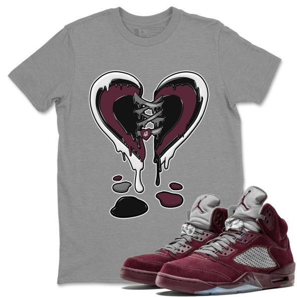 Self Love Unisex Tees - Sneaker Shirt To Match 5s Burgundy Jezsport.com