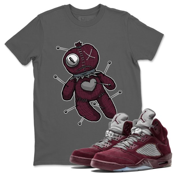 Coin Drop Unisex Tees - Sneaker Shirt To Match 5s Burgundy Jezsport.com