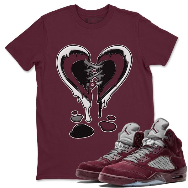 Self Love Unisex Tees - Sneaker Shirt To Match 5s Burgundy Jezsport.com