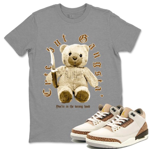 Cute Gangsta Unisex Tees - Sneaker Shirt To Match 3s Palomino Jezsport.com