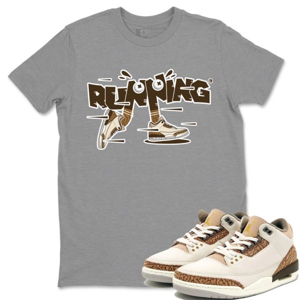 Running Shoes Unisex Tees - Sneaker Shirt To Match 3s Palomino Jezsport.com