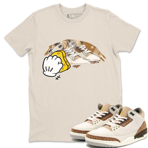 Wiping Unisex Tees - Sneaker Shirt To Match 3s Palomino Jezsport.com