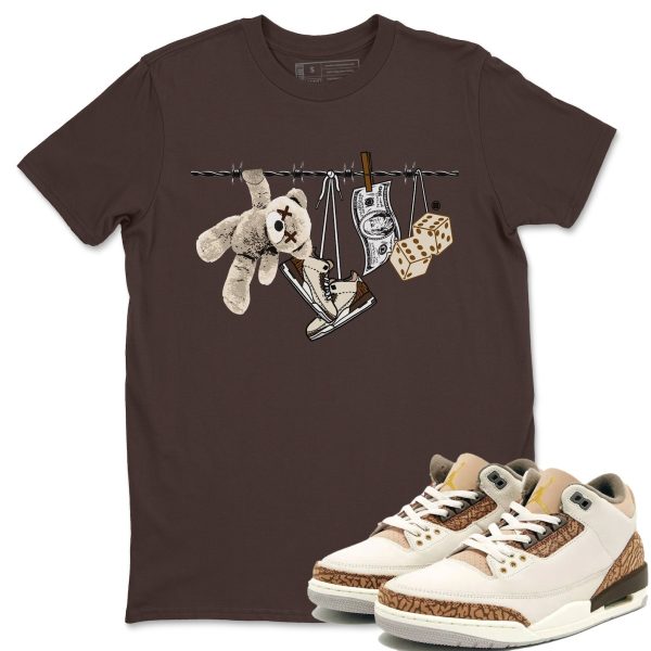 Clothesline Unisex Tees - Sneaker Shirt To Match 3s Palomino Jezsport.com