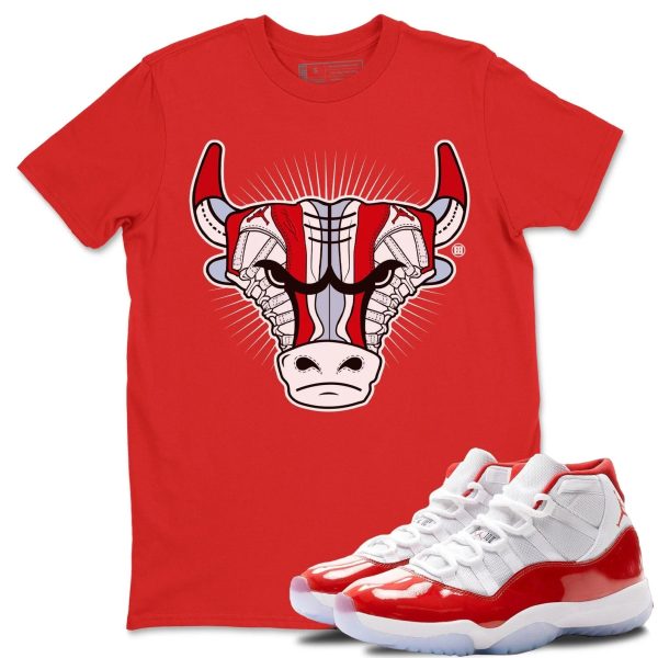 Sneaker Bull Head Unisex Tees - Sneaker Shirt To Match 11s Cherry Jezsport.com