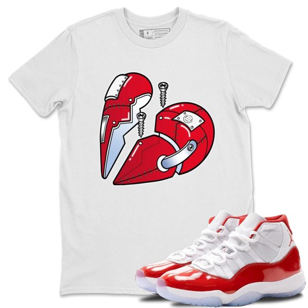 Metal Heart Unisex Tee - Sneaker Shirt To Match 11s Cherry Jezsport.com