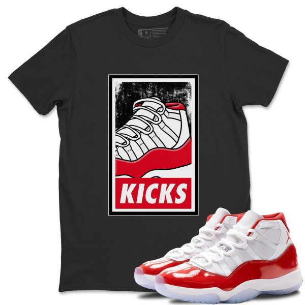 KICKS Unisex Tees - Sneaker Shirt To Match 11s Cherry Jezsport.com