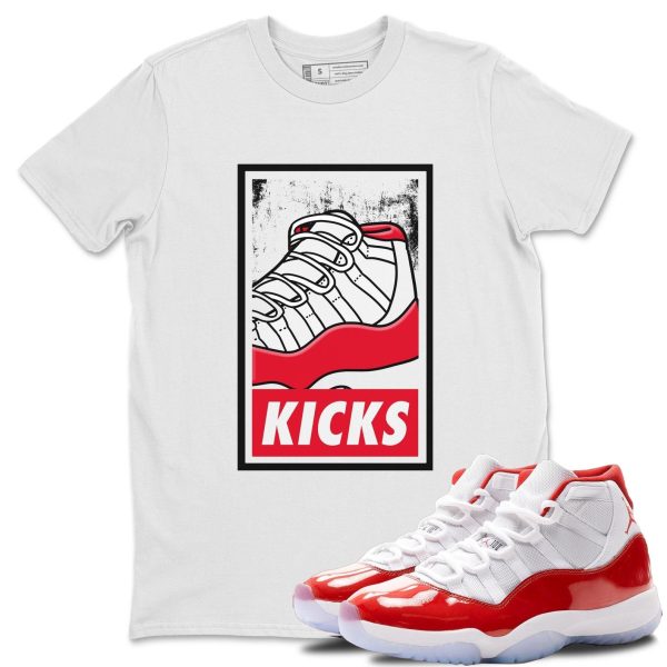 KICKS Unisex Tees - Sneaker Shirt To Match 11s Cherry Jezsport.com