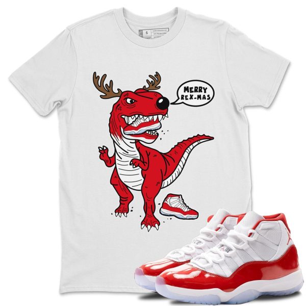 Hungry Dino Unisex Tees - Sneaker Shirt To Match 11s Cherry Jezsport.com