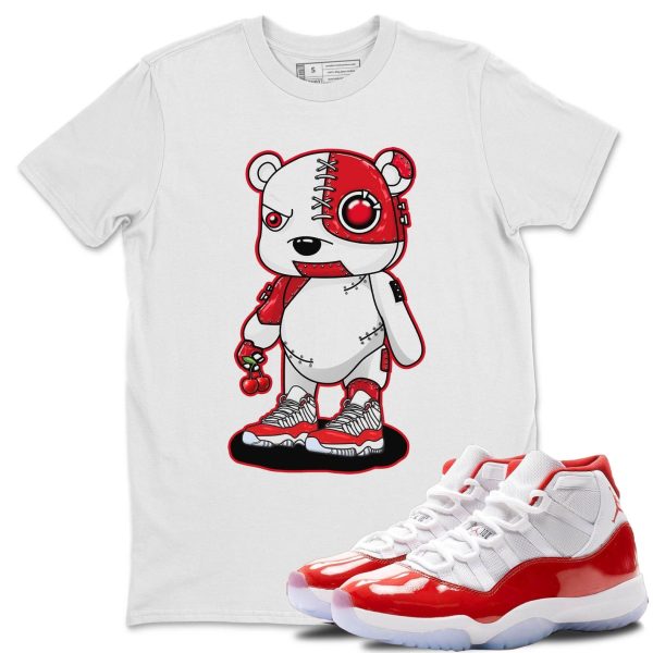 Cyborg Bear Unisex Tees - Sneaker Shirt To Match 11s Cherry Jezsport.com