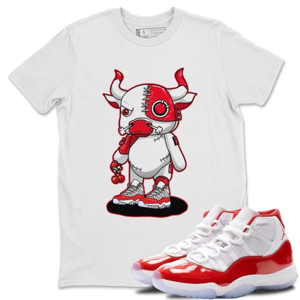 Cyborg Bull Unisex Tee - Sneaker Shirt To Match 11s Cherry Jezsport.com