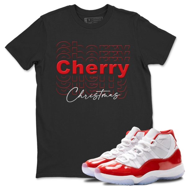 Cherry Christmas Unisex Tees - Sneaker Shirt To Match 11s Cherry Jezsport.com