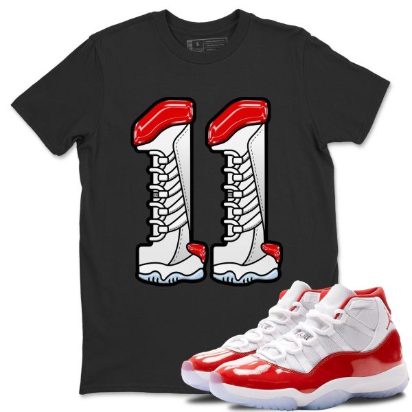 Number 11 Unisex Tees - Sneaker Shirt To Match 11s Cherry Jezsport.com