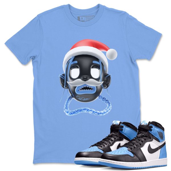 Goosebumps Boy Christmas Edition Unisex Tee - Sneaker Shirt To Match 1s UNC University Blue Jezsport.com