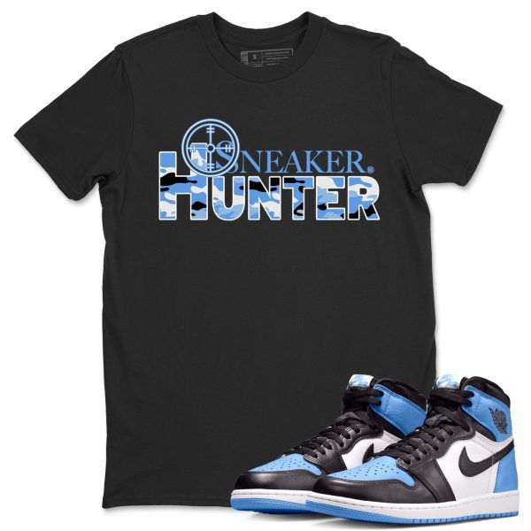 Sneaker Hunter Unisex Tee - Sneaker Shirt To Match 1s UNC University Blue Jezsport.com