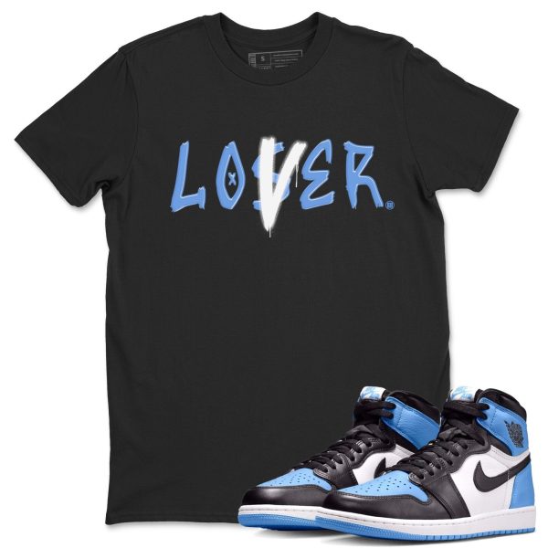 Loser Lover Unisex Tee - Sneaker Shirt To Match 1s UNC University Blue Jezsport.com