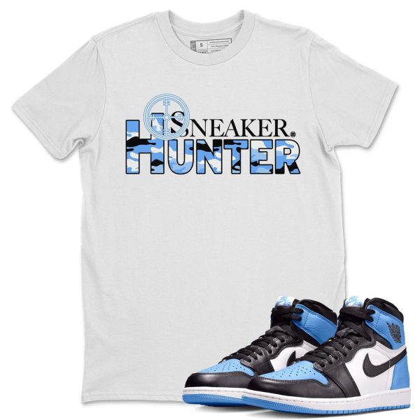 Sneaker Hunter Unisex Tee - Sneaker Shirt To Match 1s UNC University Blue Jezsport.com