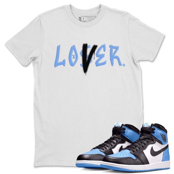 Loser Lover Unisex Tee - Sneaker Shirt To Match 1s UNC University Blue Jezsport.com