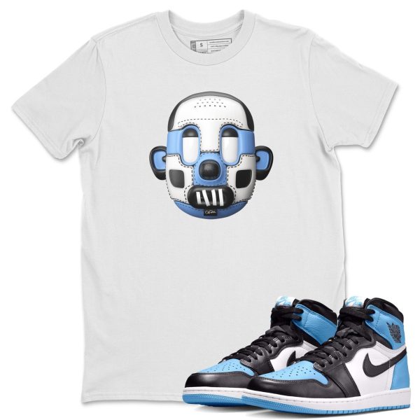 Shoe Head Unisex Short Sleeve T-Shirt - Sneaker Shirt To Match 1s UNC University Blue Jezsport.com