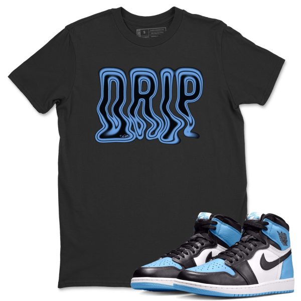 Drip Unisex Tee - Sneaker Shirt To Match 1s UNC University Blue Jezsport.com