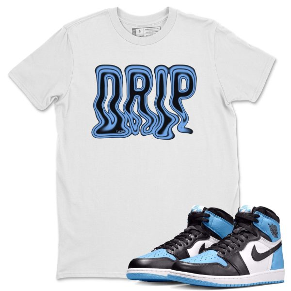 Drip Unisex Tee - Sneaker Shirt To Match 1s UNC University Blue Jezsport.com