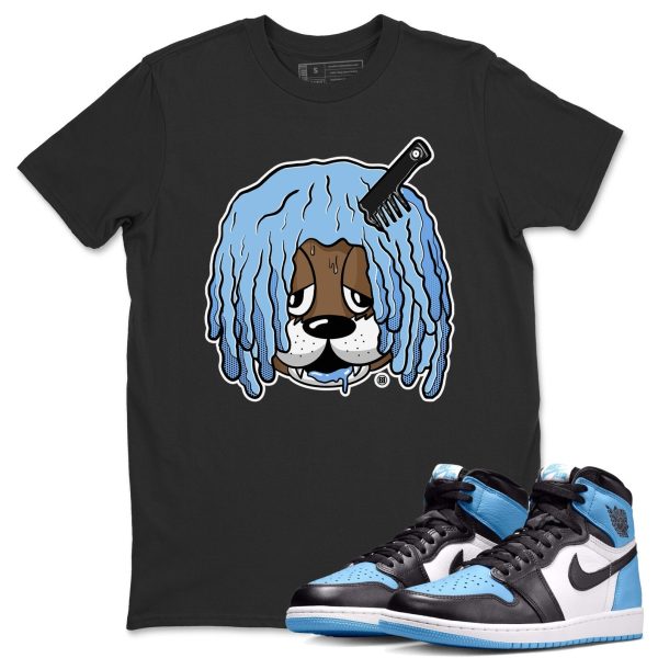 Impatient Bear Unisex Short Sleeve T-Shirt - Sneaker Shirt To Match 1s UNC University Blue Jezsport.com