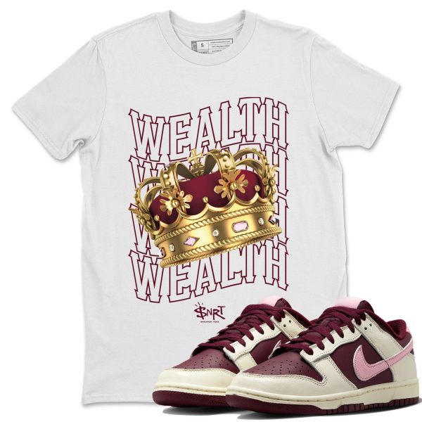 Wealth Unisex Short Sleeve T-Shirt - Sneaker Shirt To Match Dunks Valentines Day Jezsport.com