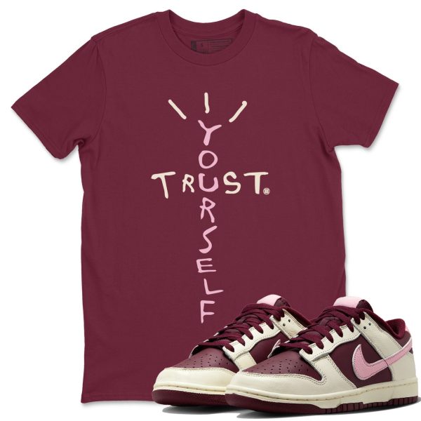 Trust Yourself Unisex Short Sleeve T-Shirt - Sneaker Shirt To Match Dunks Valentines Day Jezsport.com