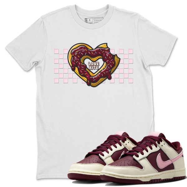 Love Bite Unisex Short Sleeve T-Shirt - Sneaker Shirt To Match Dunks Valentines Day Jezsport.com