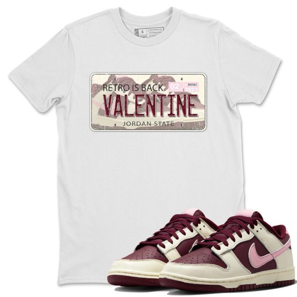 Plate Unisex Crew Neck T-Shirt - Sneaker Shirt To Match Dunks Valentines Day Jezsport.com