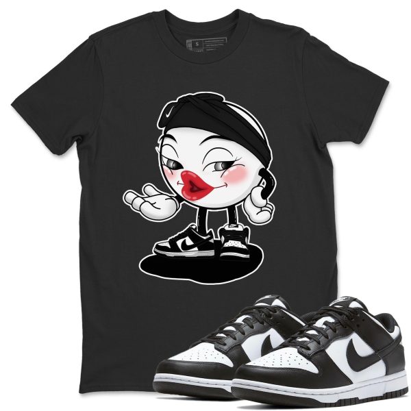 Sexy Chu Unisex Crew Neck T-Shirt - Sneaker Shirt To Match Dunks Panda Black White Jezsport.com